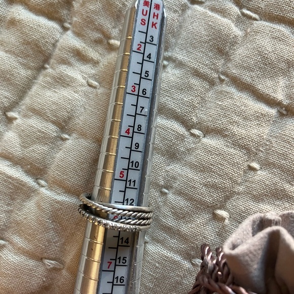 David Yurman cable/diamond ring - Picture 4 of 9